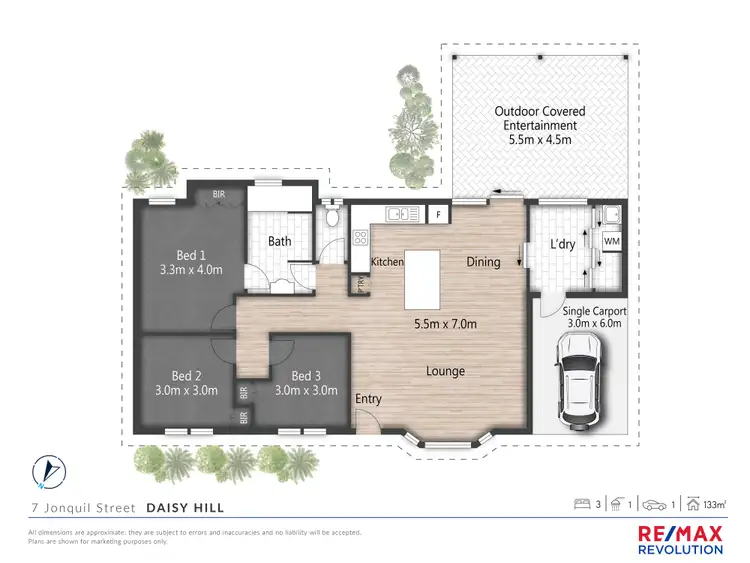 Floorplan of Homely house listing, 7 Jonquil St, Daisy Hill QLD 4127
