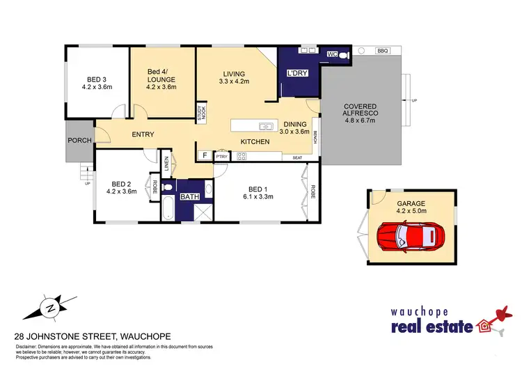 Floorplan of Homely house listing, 28 Johnstone Street, Wauchope NSW 2446