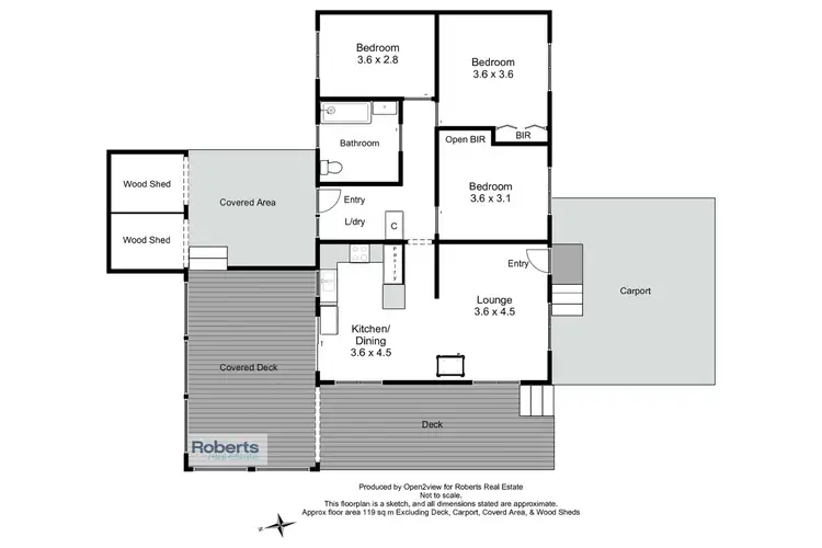 Floorplan of Homely house listing, 3 Meredith Street, Strahan TAS 7468