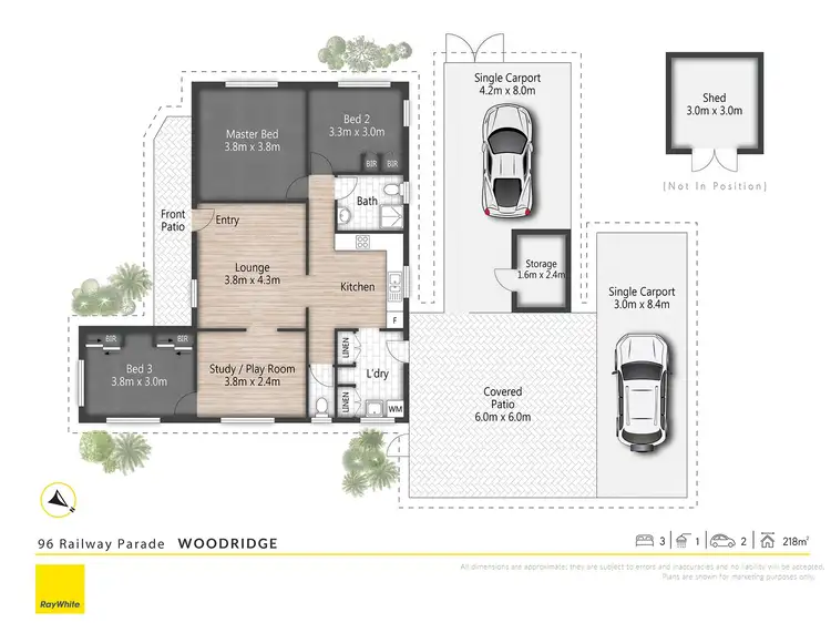 Floorplan of Homely house listing, 96 Railway Parade, Woodridge QLD 4114
