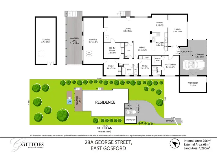 Floorplan of Homely house listing, 28A George Street, East Gosford NSW 2250
