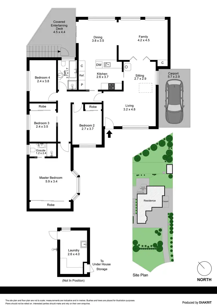 Floorplan of Homely house listing, 8 Narambi Close, Berowra Heights NSW 2082