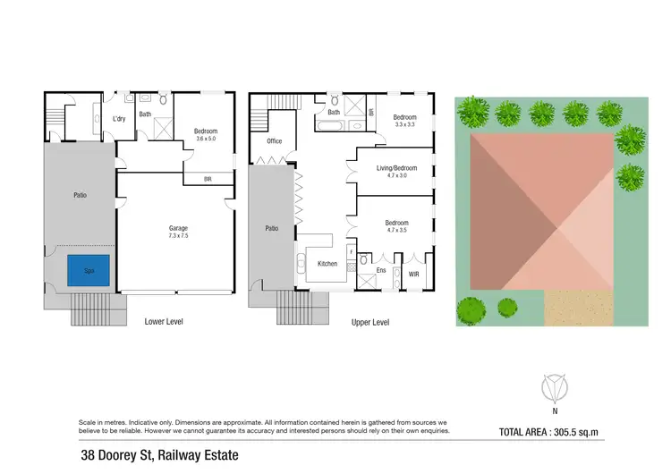 Floorplan of Homely house listing, 38 Doorey Street, Railway Estate QLD 4810
