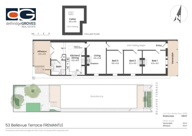 Floorplan of Homely house listing, 5 Bellevue Terrace, Fremantle WA 6160