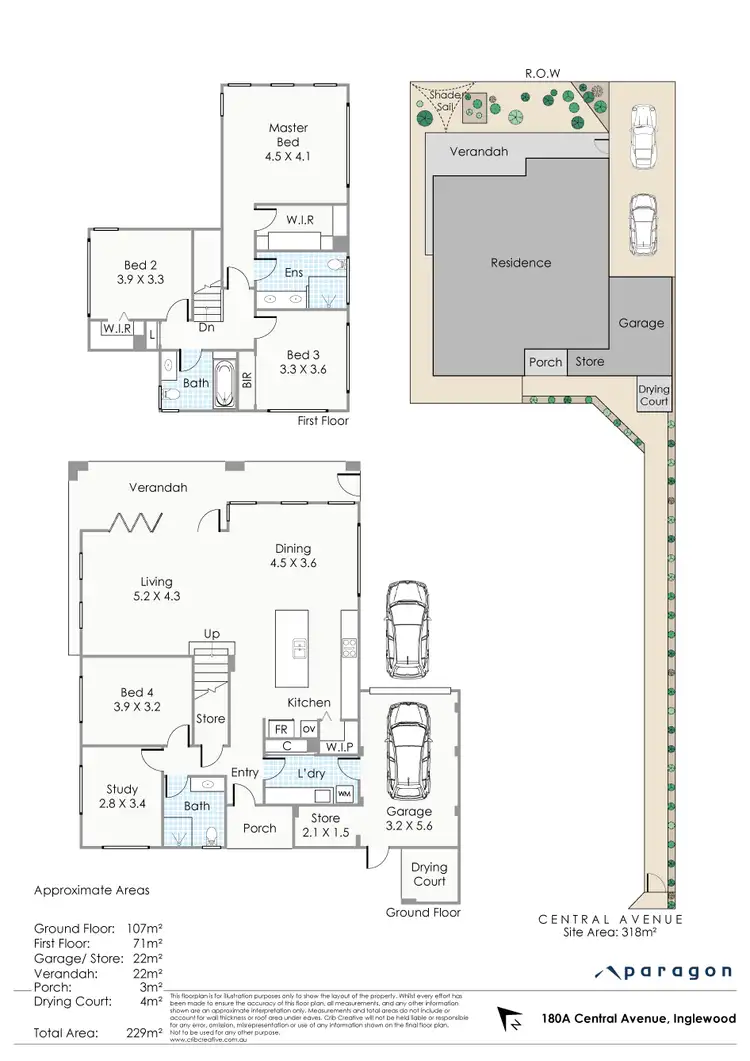 Floorplan of Homely house listing, 180a Central Avenue, Inglewood WA 6052