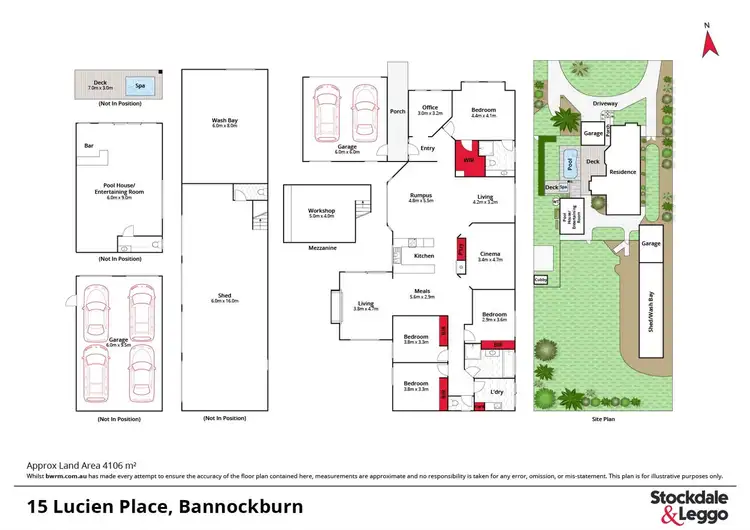 Floorplan of Homely house listing, 15 Lucien Place, Bannockburn VIC 3331