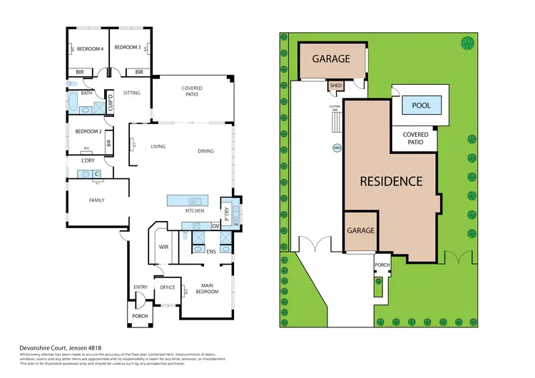 Floorplan of Homely house listing, 9 Devonshire Court, Jensen QLD 4818