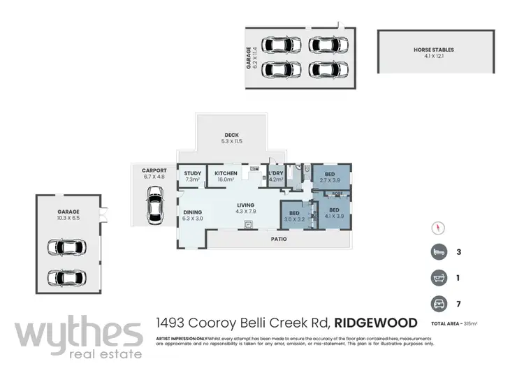 Floorplan of Homely house listing, 1493 Cooroy Belli Creek Road, Ridgewood QLD 4563