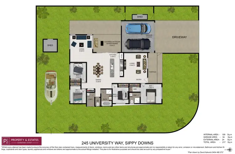 Floorplan of Homely house listing, 245 University Way, Sippy Downs QLD 4556