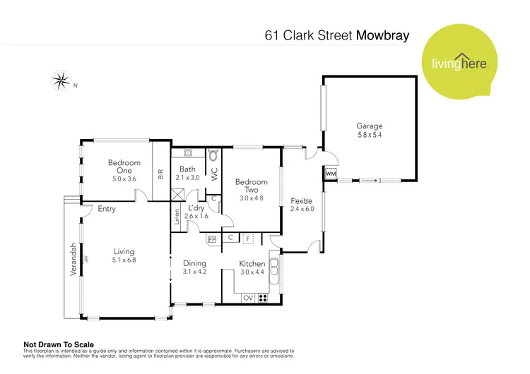 Floorplan of Homely house listing, 61 Clark Street, Mowbray TAS 7248