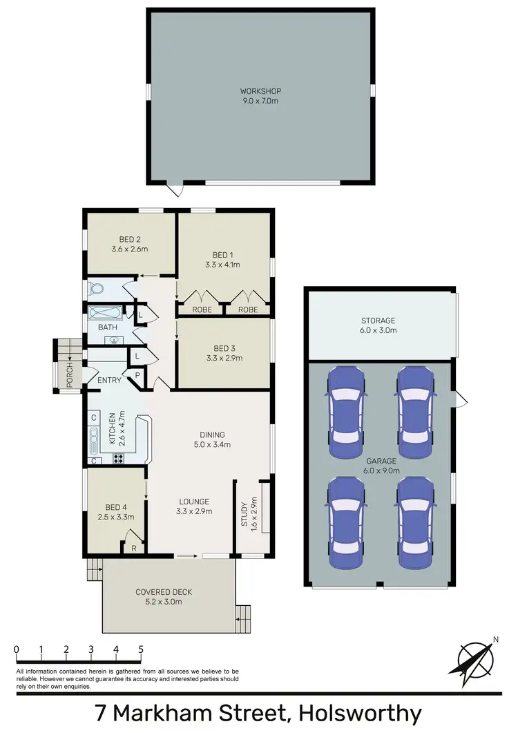 Floorplan of Homely house listing, 7 Markham Street, Holsworthy NSW 2173