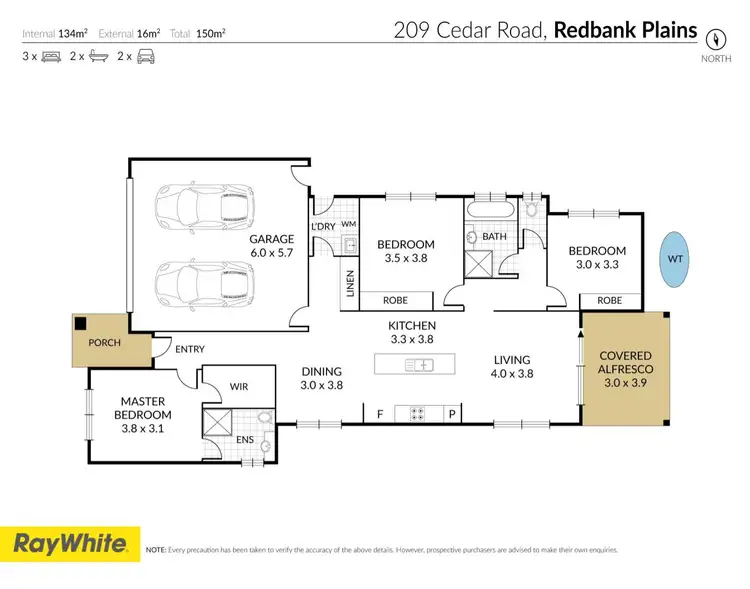 Floorplan of Homely house listing, 209 Cedar Road, Redbank Plains QLD 4301
