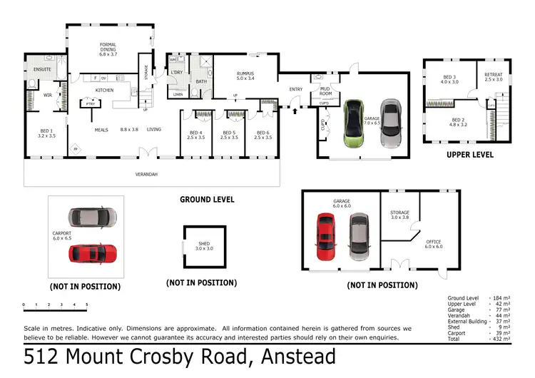 Floorplan of Homely house listing, 512 Mount Crosby Road, Anstead QLD 4070