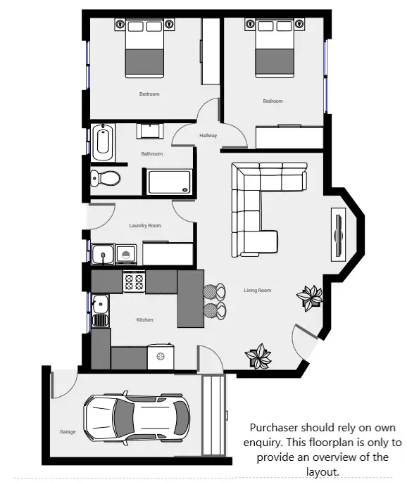 Floorplan of Homely unit listing, 3/115 Operator Street, West Wyalong NSW 2671