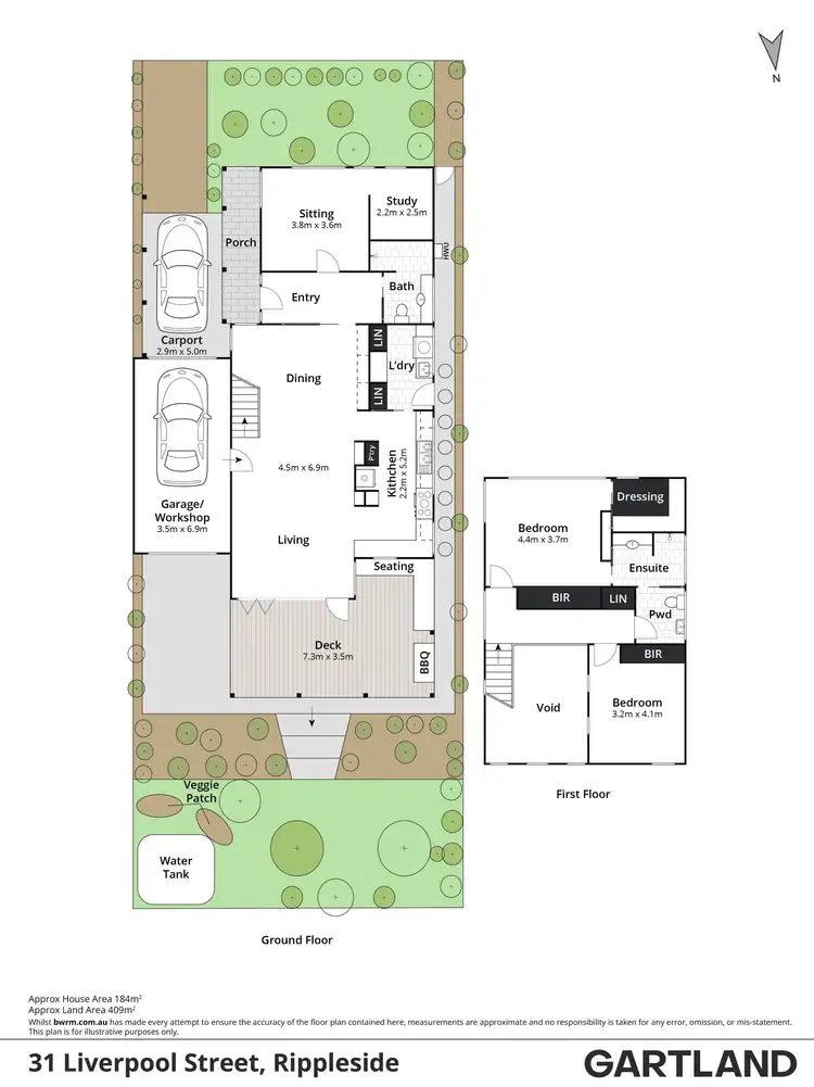 Floorplan of Homely house listing, 31 Liverpool Street, Rippleside VIC 3215
