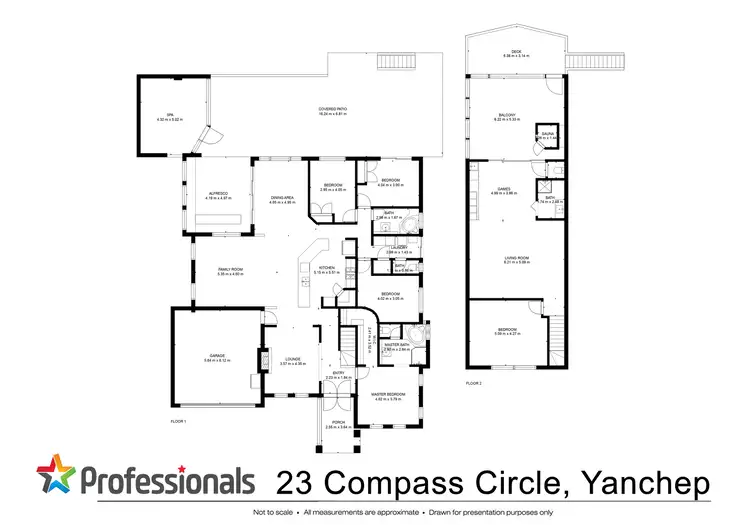 Floorplan of Homely house listing, 23 Compass Circle, Yanchep WA 6035