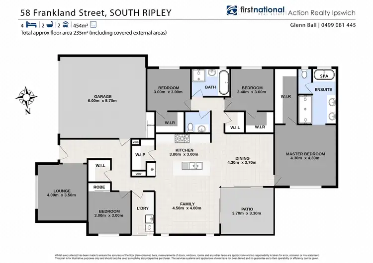 Floorplan of Homely house listing, 58 Frankland Street, South Ripley QLD 4306