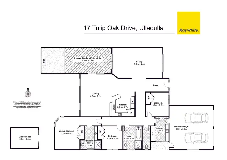 Floorplan of Homely house listing, 17 Tulip Oak Drive, Ulladulla NSW 2539