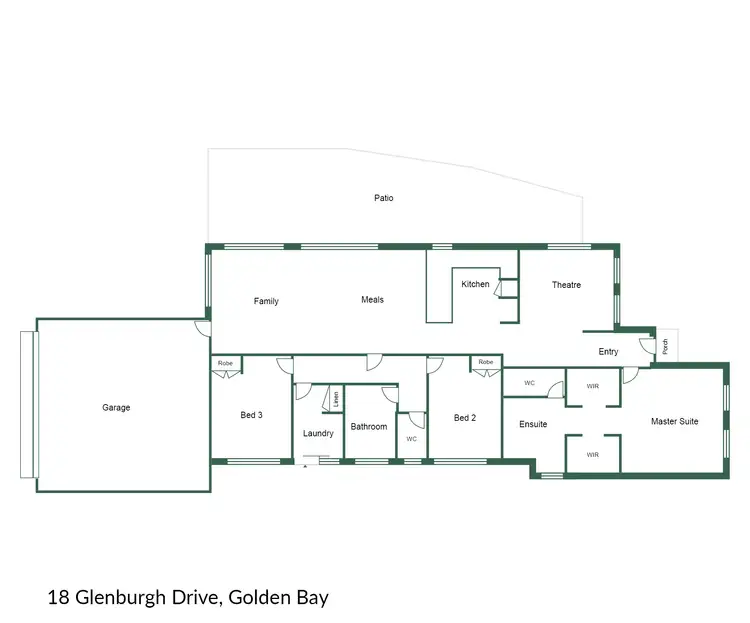Floorplan of Homely house listing, 18 Glenburgh Drive, Golden Bay WA 6174