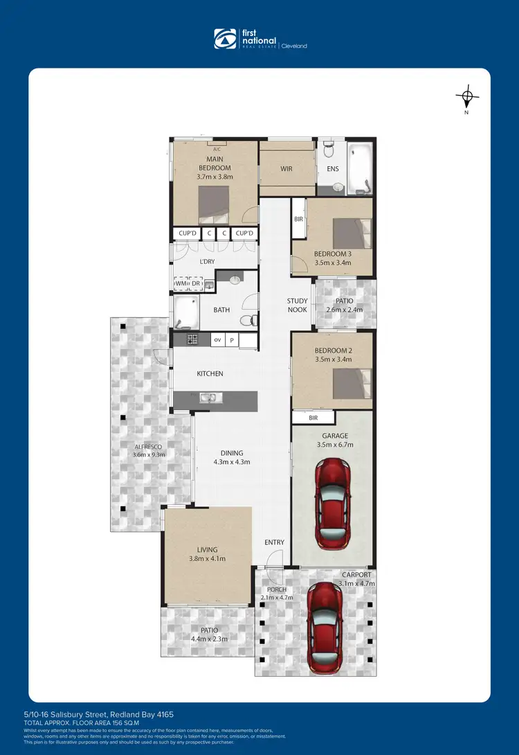 Floorplan of Homely house listing, 5/10-16 Salisbury Street, Redland Bay QLD 4165