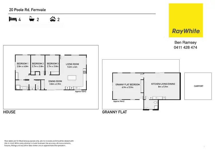 Floorplan of Homely house listing, 20 Poole Road, Fernvale QLD 4306