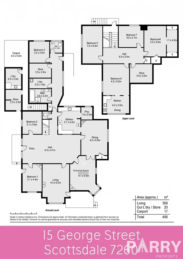 Floorplan of Homely house listing, 15 George Street, Scottsdale TAS 7260