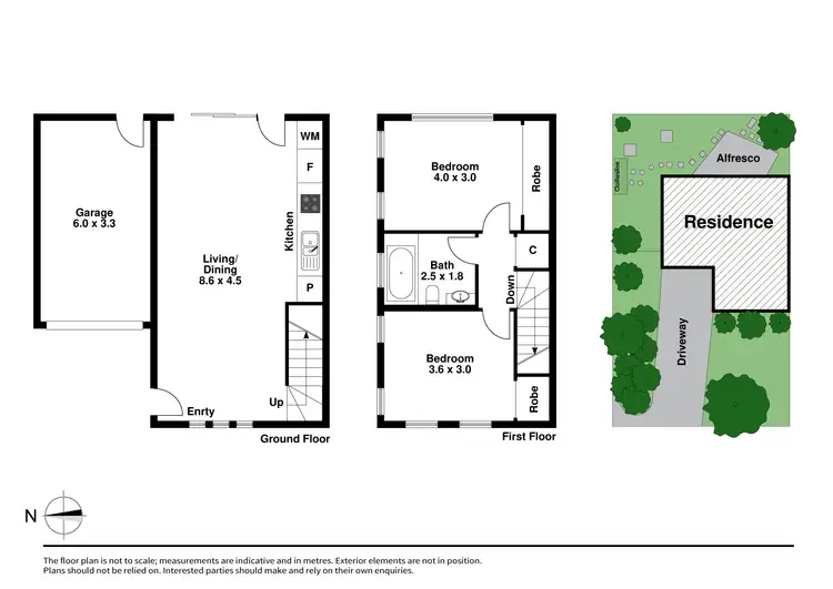 Floorplan of Homely townhouse listing, 23B Browns Road, Clayton VIC 3168
