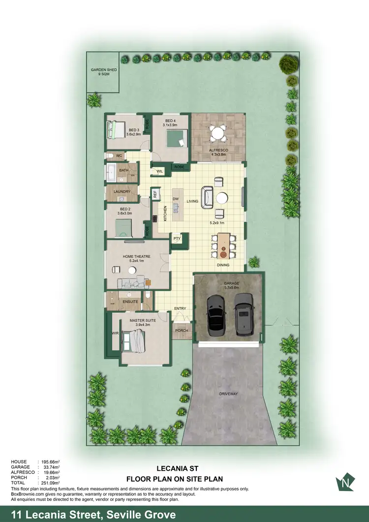 Floorplan of Homely house listing, 11 Lecania Street, Seville Grove WA 6112