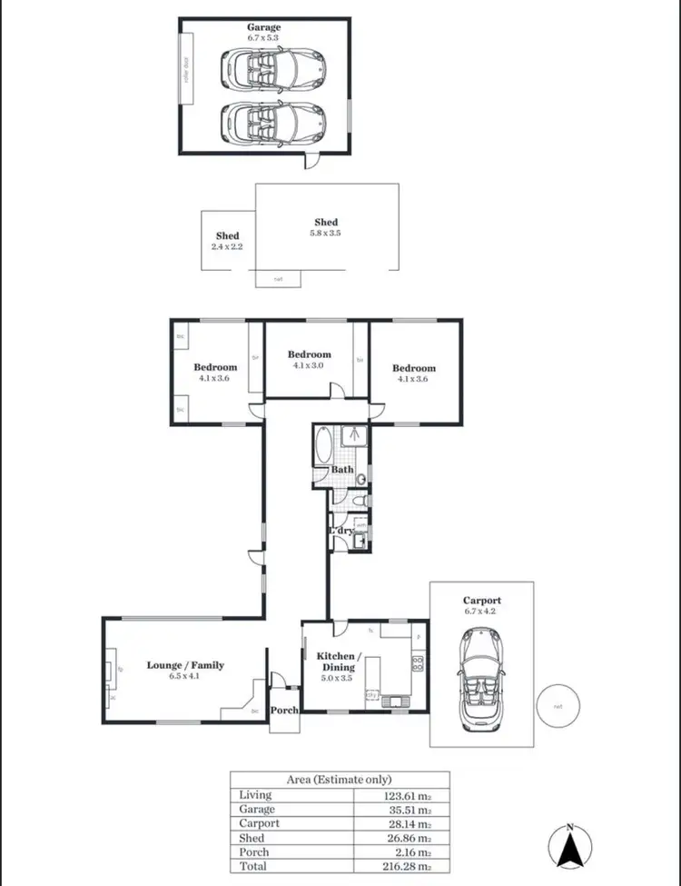 Floorplan of Homely house listing, 1 Maple Rd, Hawthorndene SA 5051