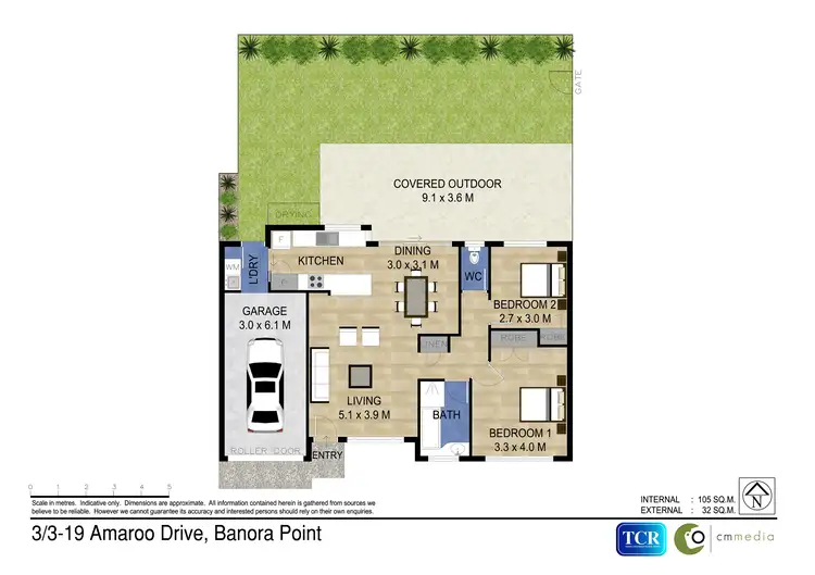 Floorplan of Homely villa listing, 3/3-19 Amaroo Drive, Banora Point NSW 2486