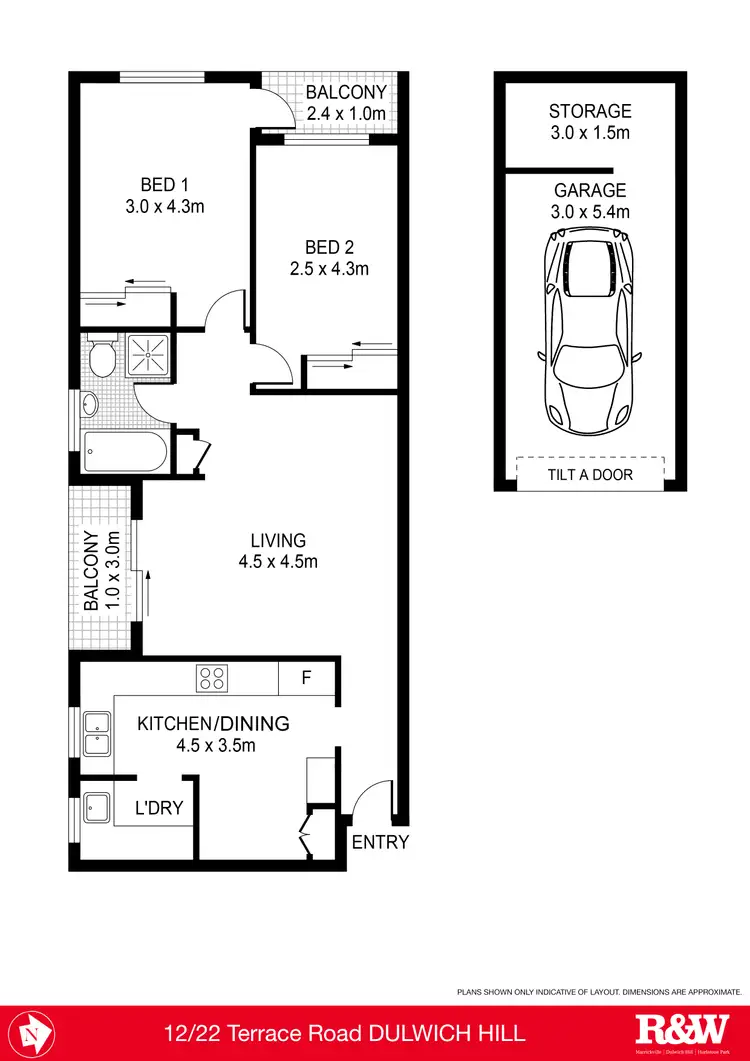Floorplan of Homely apartment listing, 12/22 Terrace Road, Dulwich Hill NSW 2203