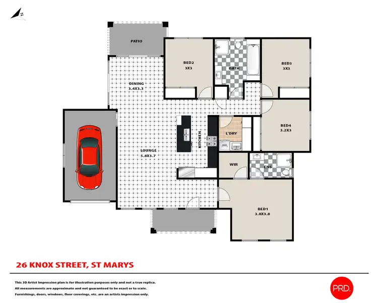 Floorplan of Homely house listing, 26 Knox Street, St Marys NSW 2760
