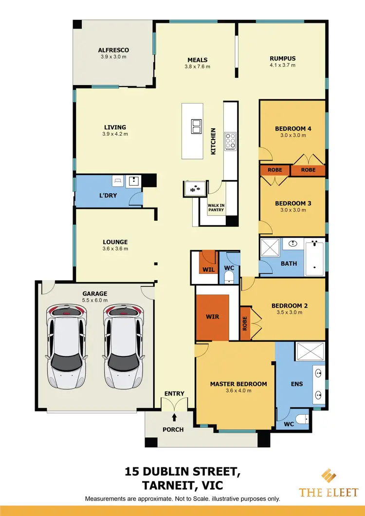 Floorplan of Homely house listing, 15 Dublin Street, Tarneit VIC 3029