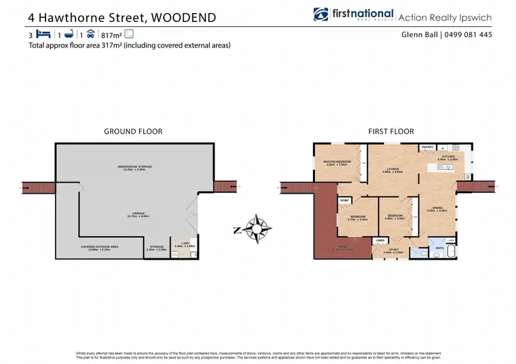 Floorplan of Homely house listing, 4 Hawthorne Street, Sadliers Crossing QLD 4305