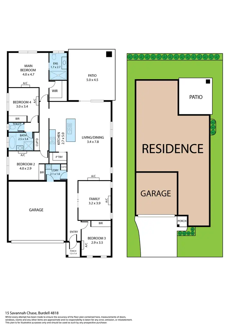 Floorplan of Homely house listing, 15 Savannah Chase, Burdell QLD 4818