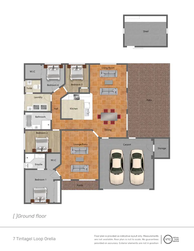 Floorplan of Homely house listing, 7 Tintagel Loop, Orelia WA 6167