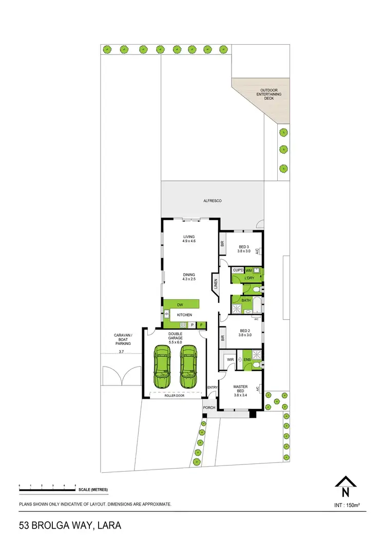Floorplan of Homely house listing, 53 Brolga Way, Lara VIC 3212