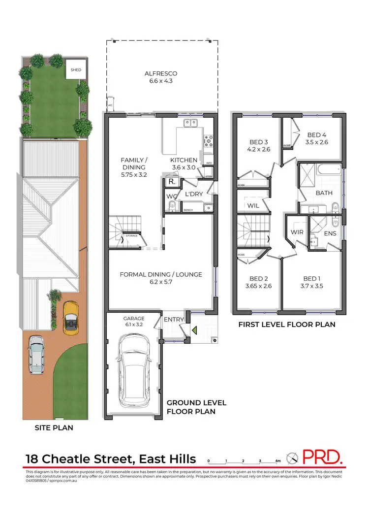 Floorplan of Homely house listing, 18 Cheatle Street, East Hills NSW 2213