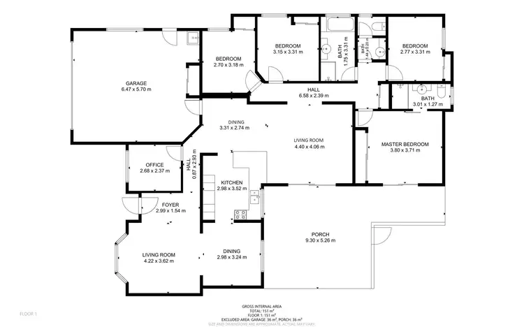 Floorplan of Homely house listing, 20 Dickenson Place, Kirwan QLD 4817