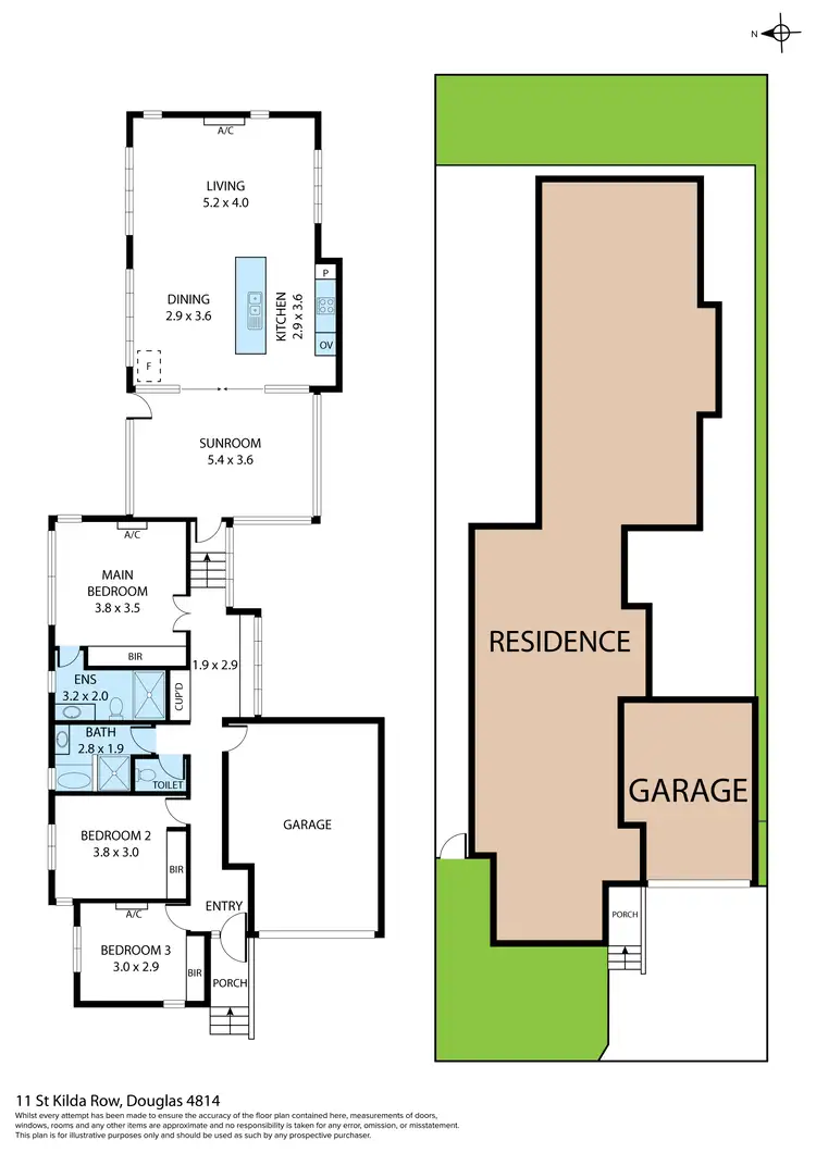 Floorplan of Homely house listing, 11 St Kilda Row, Douglas QLD 4814