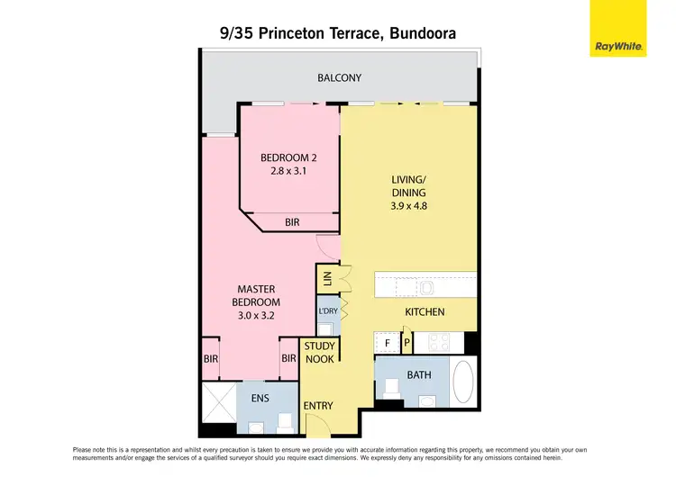 Floorplan of Homely apartment listing, 9/35 Princeton Terrace, Bundoora VIC 3083