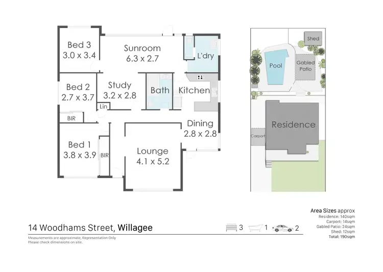 Floorplan of Homely house listing, 1/59 Woodhams Street, Willagee WA 6156