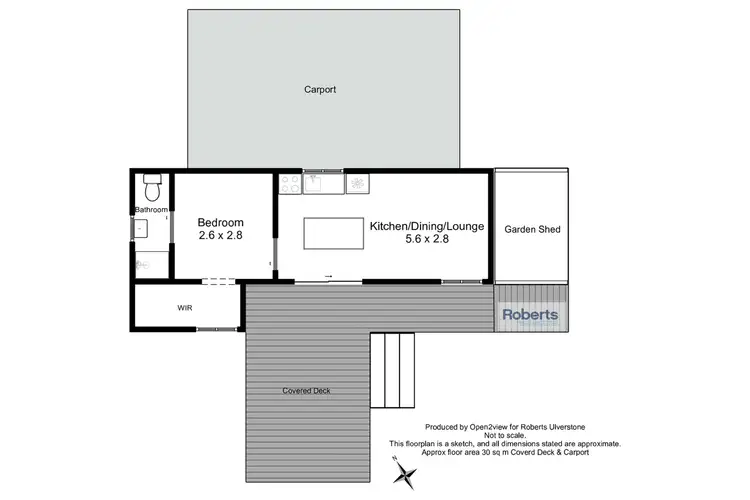 Floorplan of Homely rural property listing, 1A/137 Winduss Road, Gunns Plains TAS 7315