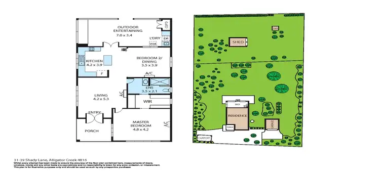 Floorplan of Homely house listing, 31-39 Shady Lane, Alligator Creek QLD 4816