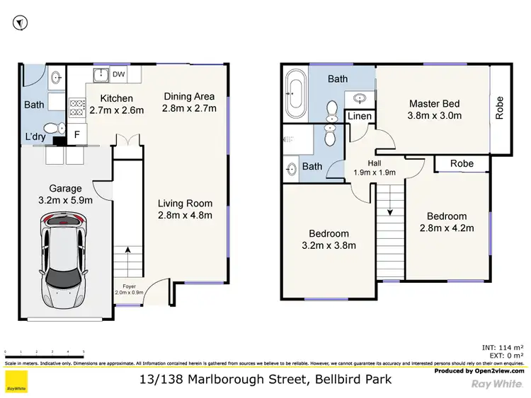 Floorplan of Homely unit listing, 13/138 Marlborough Street, Bellbird Park QLD 4300