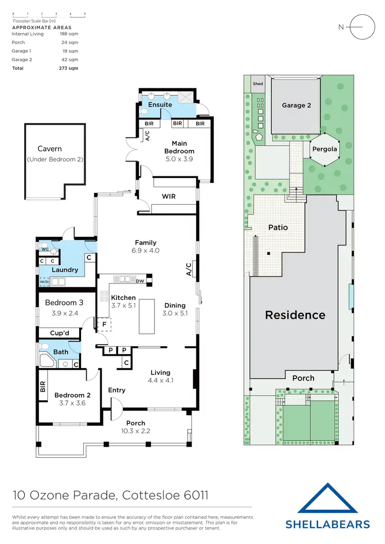 Floorplan of Homely house listing, 10 Ozone Parade, Cottesloe WA 6011