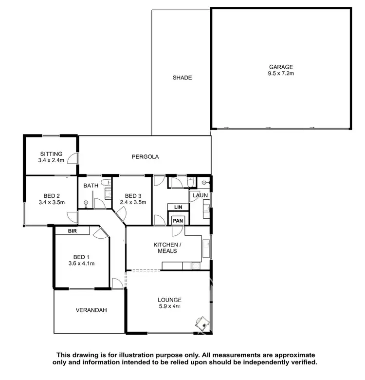 Floorplan of Homely house listing, 2 High Street, Bordertown SA 5268