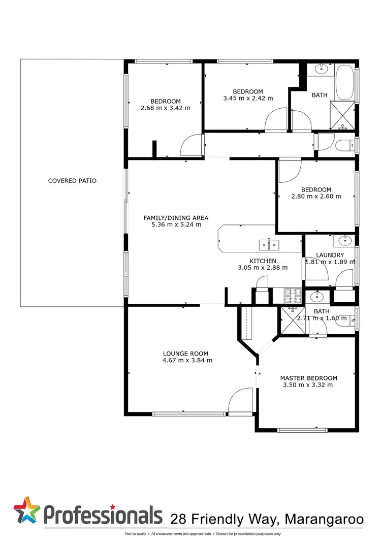 Floorplan of Homely house listing, 28 Friendly Way, Marangaroo WA 6064
