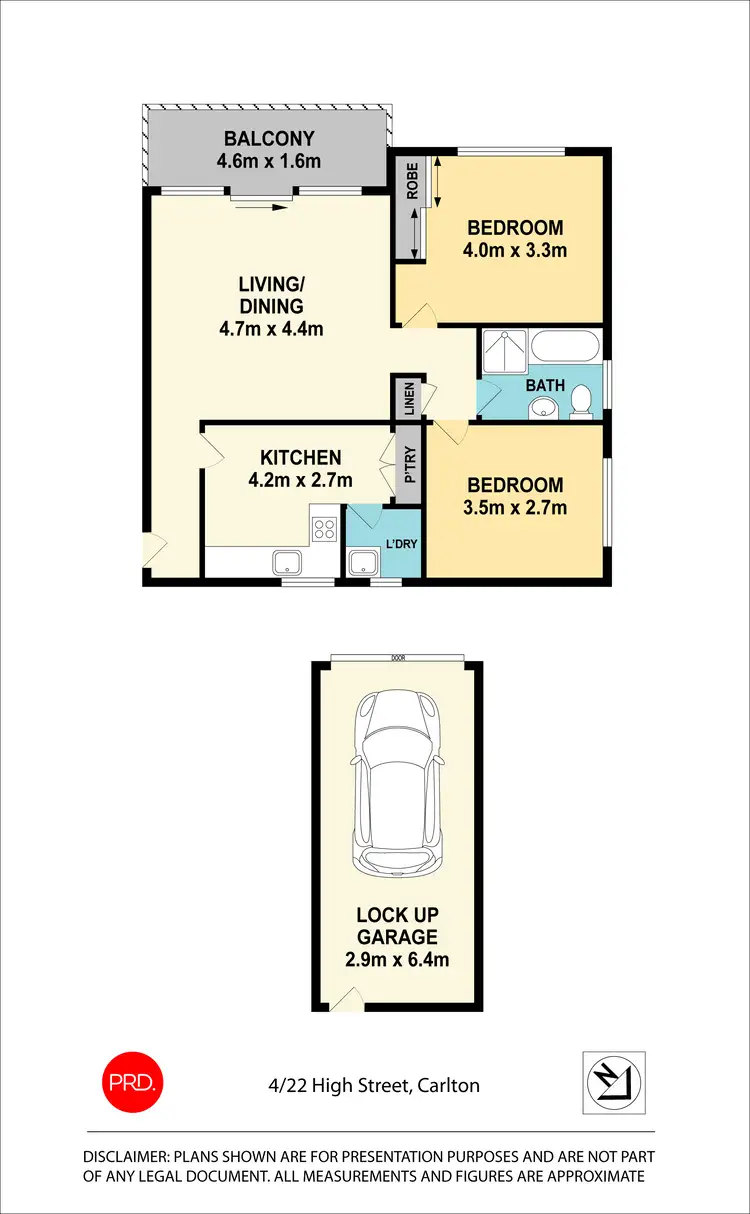 Floorplan of Homely unit listing, 4/22-24 High street, Carlton NSW 2218
