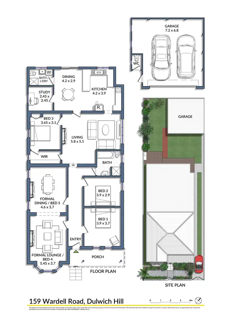 Floorplan of Homely house listing, 159 Wardell Road, Dulwich Hill NSW 2203